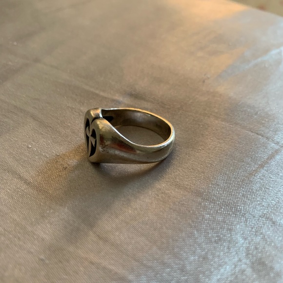 Retired James Avery Heart Cross Ring - Picture 2 of 7